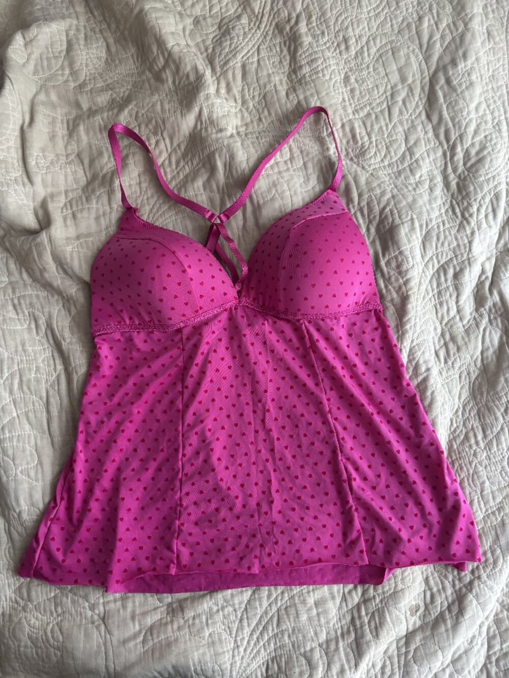 Pink Baby Doll Tank